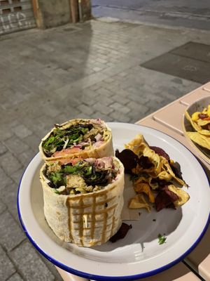 Barcelona wrap  at Almalibre Acai Bar in Valencia