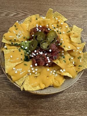 Full nachos at Almalibre Acai Bar in Valencia