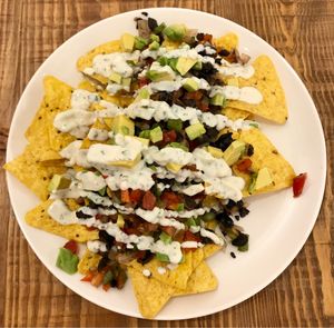 Nachos Almalibre. at Almalibre Acai Bar in Valencia