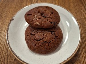 Galleta con chips de chocolate vegana at Almalibre Acai Bar in Valencia