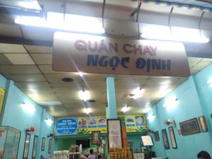 The sign board at Ngoc Dinh in Vung Tau