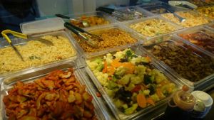 vermicelli, noodles and vegetable dishes at Kwan Inn Vegetarian 观音斋 - Boon Lay in West Singapore