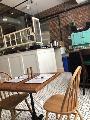 Kitchen area  at Cardinal Provisions in Asbury Park