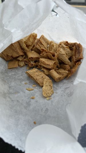 Bean curd chips at Sprig and Sprout in Washington