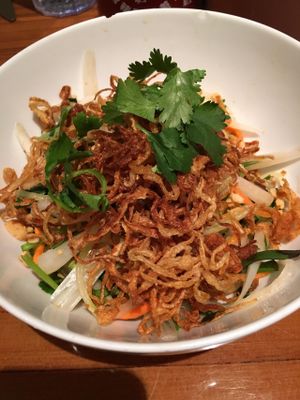 Lotus goi salad at Sprig and Sprout in Washington