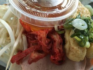 Viet Bowl with Steamed Rice and Buddha's Medley at Sprig and Sprout in Washington