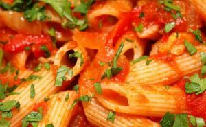 vegan pasta at Pazibroda in Kielce