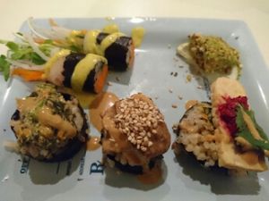 meze plate part 2 at Le Botaniste - UES in New York City