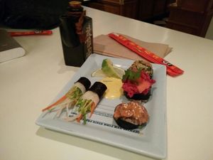 sushi invitation at Le Botaniste - UES in New York City