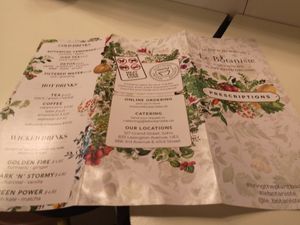 Menu Oct 2019 Front at Le Botaniste - UES in New York City