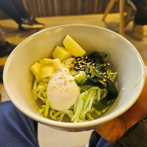 Zucchini salad at Club O in Kowloon