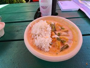 Pumpkin Curry with tofu (daily special) at Ae's Thai Kitchen - Food Truck in Hana