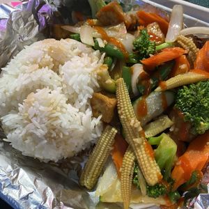 Tofu stir fry  at Ae's Thai Kitchen - Food Truck in Hana