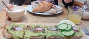  at Le Pain Quotidien in Brussels