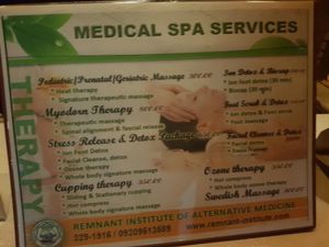 spa at Remnant Institute Vegetarian Cuisine - NutriVege in Iloilo City