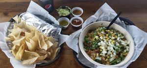 Burrito and bowl at Freebirds World Burrito in Midland