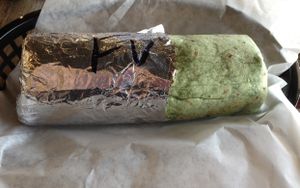 Vegan freebird at Freebirds World Burrito in Midland