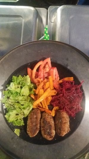 Buckwheat sausages at Na Stopnickah in Koper