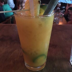Drink Special--Pineapple infused Tequila, Passionfruit, etc at No Bones Beach Club in Seattle
