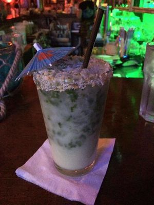 coconut mojito at No Bones Beach Club in Seattle