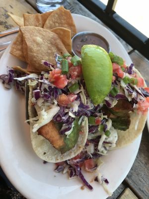 Avocado tacos  at No Bones Beach Club in Seattle
