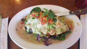 From 2017: crispy stuffed poblano pepper. 8/10 at No Bones Beach Club in Seattle