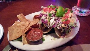 Beer Battered Avo Tacos 7/10 at No Bones Beach Club in Seattle