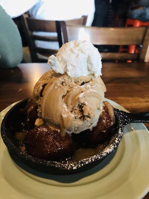Fabulous Fried Banana Sundae!  at No Bones Beach Club in Seattle