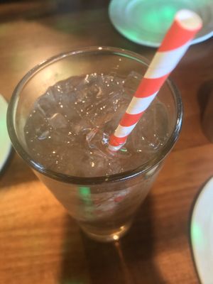 Paper straws at No Bones Beach Club in Seattle
