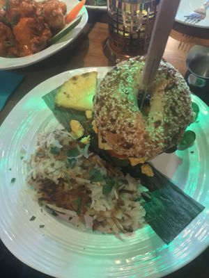 Kahuna bagel  at No Bones Beach Club in Seattle