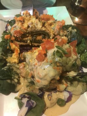 Stuffed poblano at No Bones Beach Club in Seattle