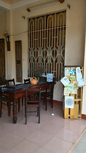 Interior at Nomad Cafe in Hoi An