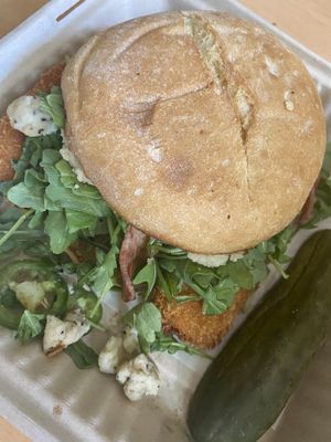 Squash ricotta sandwich at The Butcher's Son in Berkeley