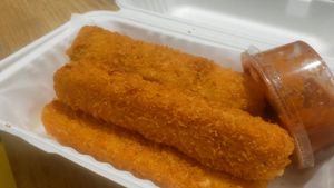 THE BEST MOZZ STICKS I'VE EVER HAD at The Butcher's Son in Berkeley