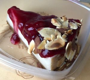 Cherry almond cheesecake  #Veganuary at The Butcher's Son in Berkeley
