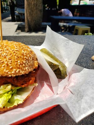 Buffalo chick'n at The Butcher's Son in Berkeley