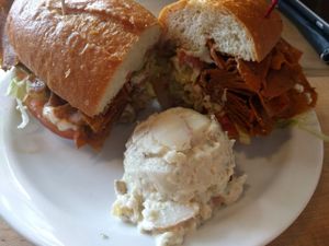 sriracha pepper steak at The Butcher's Son in Berkeley