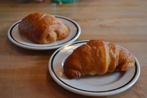 Plain Croissaint & Chocolate Croissant. They are good, but I've had better  at The Butcher's Son in Berkeley