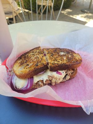 Smoked whitefish melt at The Butcher's Son in Berkeley
