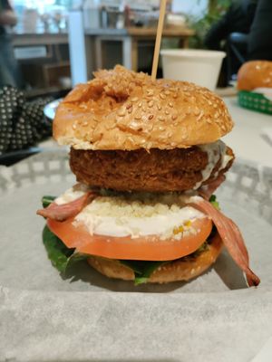 Chicken with parm at The Butcher's Son in Berkeley