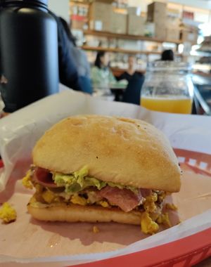 This is my addiction my with jalapenos at The Butcher's Son in Berkeley