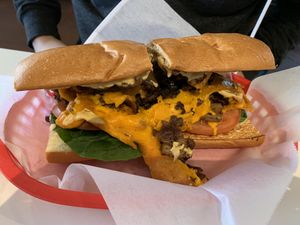 Chopped cheese…my boyfriend’s favorite of all time lol!   at The Butcher's Son in Berkeley