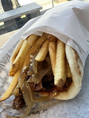 Death by Potato Gyro at The Butcher's Son in Berkeley
