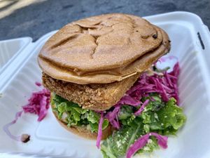 Chicken Fried Tofu (so delish!!)  at The Butcher's Son in Berkeley