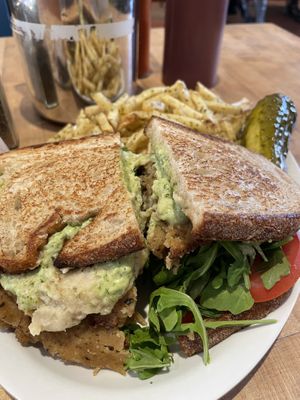 Hot chicken pesto  at The Butcher's Son in Berkeley