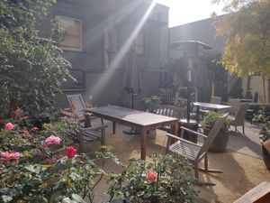 Spacious sitting area at The Butcher's Son in Berkeley