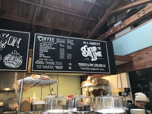 menu board at The Butcher's Son in Berkeley