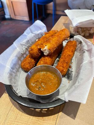 Vegan Mozz Cheese Sticks at The Butcher's Son in Berkeley