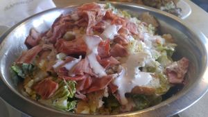 Caesar salad with bacon at The Butcher's Son in Berkeley