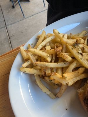 Garlic fries at The Butcher's Son in Berkeley